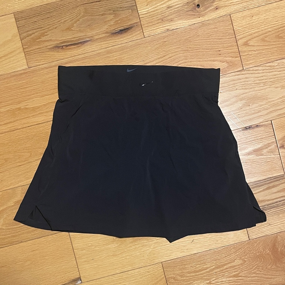 Nike Charcoal Black Athletic Skirt with Built-in Shorts